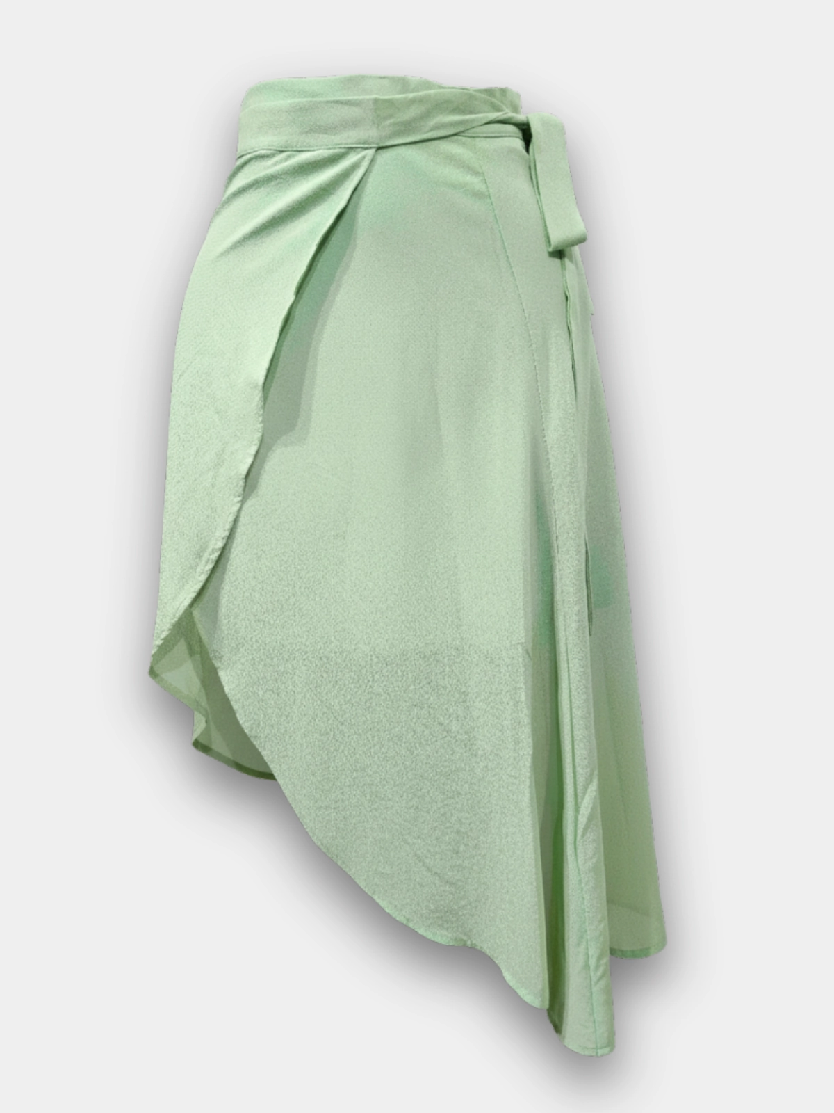 Mint Green Wrap Skirt